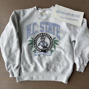 Vintage NC State Wolfpack Football Sweatshirt 90s NC State University Shirt tee